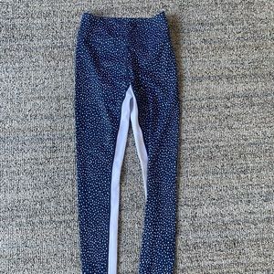 Full length pattern leggings xs